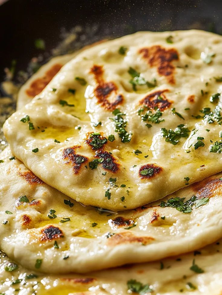 Garlic & Basil Naan
